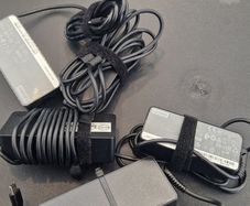 Multiple Lenovo Type C Laptop Chargers