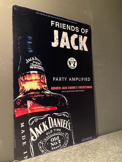 Jack Daniels Tin Metal sign