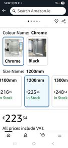 Sliding shower door