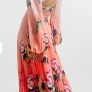 Edwina ibbotson maxi pleated floral dress Image 2