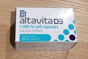 Altavita D3 1,000 IU 28 soft capsules - New - Sealed