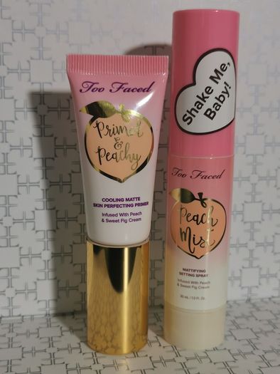 TOO FACED peach mist and peachy primer