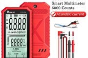 ANENG 620A Digital Smart Multimeter Transistor Testers 6000 Counts True RMS Auto Electrical Capacitance Meter Temp Resistance