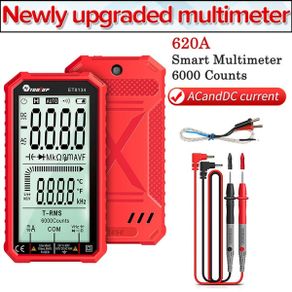 ANENG 620A Digital Smart Multimeter Transistor Testers 6000 Counts True RMS Auto Electrical Capacitance Meter Temp Resistance