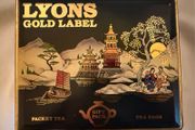 Vintage Lyon's teabag box tin -good condition