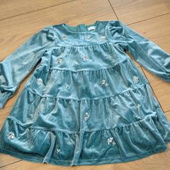 BNWT Marks and Spencer velour dress (3-4)