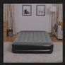 Double blow up bed with built in pump Image 2