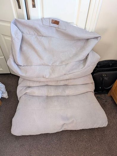 Aiire Grey slouch chair bag