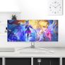 34 Inch IPS Ultrawide 120Hz Gaming Computer Monitors, 21-9 UWFHD (2560x1080) PC Screen, 128percent sRGB, Adaptive Sync, 178 Viewing Angle Display Port HDMI Compatible with Wall mounting - White Image 4