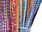 String Door Curtain, Glitter Retro Plain Tassel Door Curtain Fly Insect Bug Screen String for Doorway Living Room Party Events or Window Curtain Panel (100x 200cm)