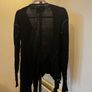 Allsaints, 100% cotton, knitted asymmetrical cardigan, size M Image 6