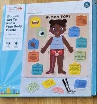 Little Town Wooden Get To Know Your Body Puzzle