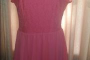 Atmosphere stunning lace open back  coral dress size UK16 EUR44 Perfect condition Postage included