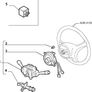 Genuine Alfa Romeo 147,fiat Ducato,steering Wheel Airbag Clock Spring 46553137 Image 2