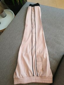 Zara dusty pink/beige jogger trousers uk10