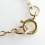Vintage sold 9K Yellow Gold 375 Engraved Cross Pendant Necklace length 18" - 1,3g Image 8