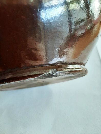 Vintage glaze jar