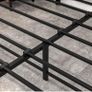 Double Bed Frame with Wood Headboard Image 4