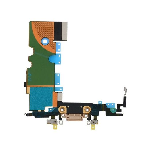 For iPhone 8 4.7" Charging Port USB Dock Lightning Connector Flex Cable Gold New - FHT08IPCP