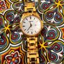 Lorus Mens Gold Case And Bracelet Watch RJ262BX9 Image 4