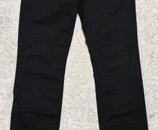 Wallis Black High-Waisted Jeggings / Trousers with Side Zip - Size 8