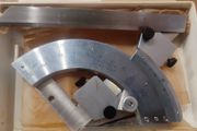 Soviet USSR Vernier Bevel Protractor UN-127 in Case (Kalibr, 1970, Complete Set)