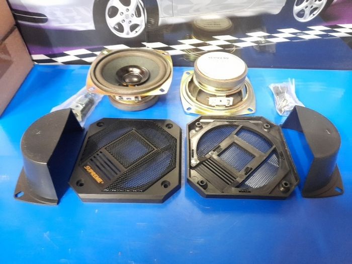 4 inch dual cone door speakers