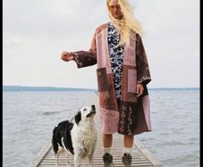 zara  patchwork coat