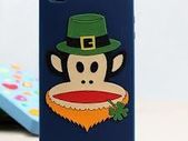 Silicone iPhone 4S 4G Case Cover Monkey Frank Silicon