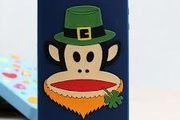 Silicone iPhone 4S 4G Case Cover Monkey Frank Silicon