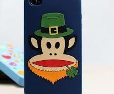 Silicone iPhone 4S 4G Case Cover Monkey Frank Silicon