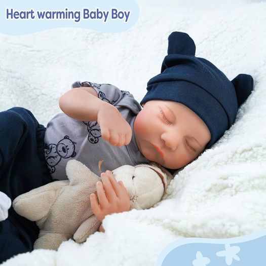 NEW SALE | Lifelike Reborn-Baby Dolls 17 inch Realistic Newborn Baby Dolls Boy Dolls