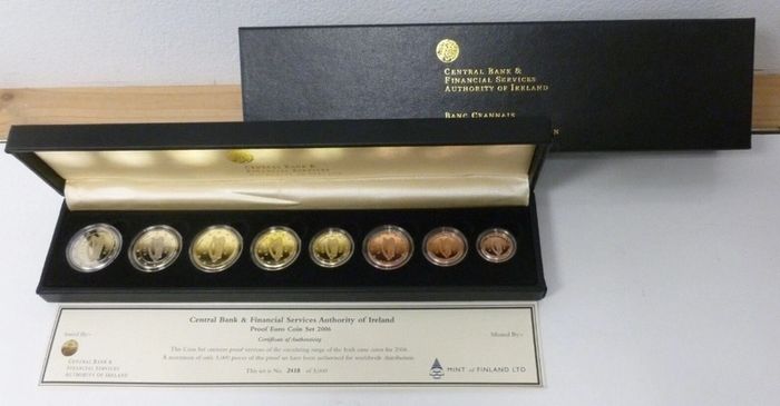 UNC coin SET Irish EURO set 2006