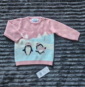 F&F Jumper with Winter Penguins