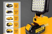 Cordless LED Work Light for DeWalt 20V Battery, 40 led