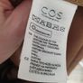 Cos Leather Coat Size Uk 14 Image 9