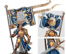 Warhammer AoS - Stormcast Knight-Vexillor with Banner of Apotheosis