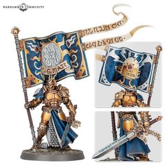 Warhammer AoS - Stormcast Knight-Vexillor with Banner of Apotheosis