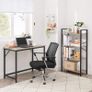New Home Office Bedroom Desk (Greige) FREE P&P Image 2
