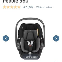 Maxi Cosi Pebble 360 Infant Carseat (Base NOT included)