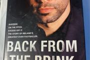 book Back from the Brink Author: Paul McGrath signed  with inscription
