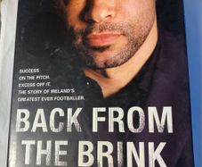 book Back from the Brink Author: Paul McGrath signed  with inscription