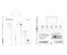 Hoco M101 Crystal Joy Type-C Wired Earphones White