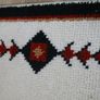 Scandinavian Handmade Thick Wool Rug with geometric pattern 48" X 31" Image 8