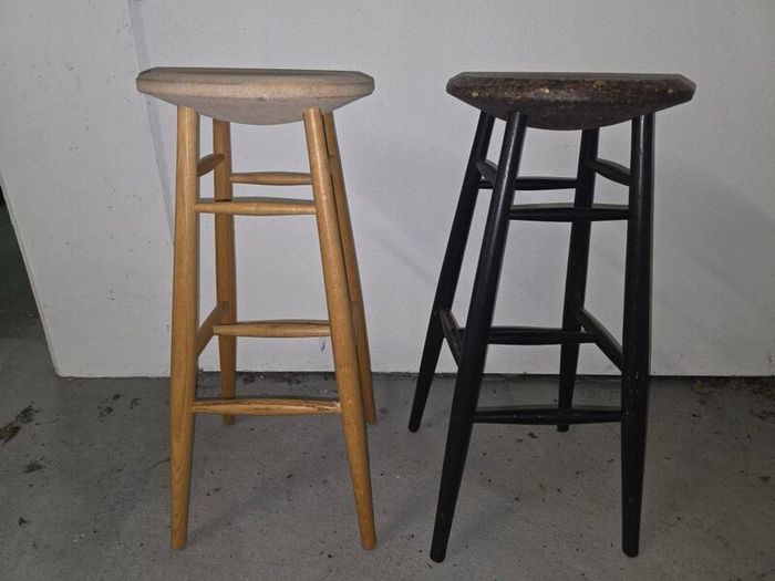2  Drifted bar stool by Lars Beller fjetland