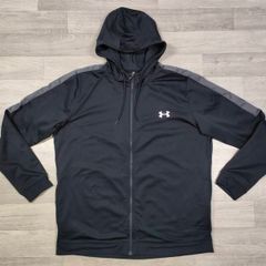 Under Armour Full Zip Hoodie Hacker Mens XXL