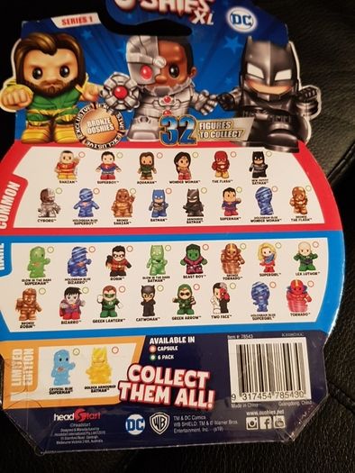 ooshies xl Dc 6 pack