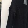Longline Black Polo Neck Sweater 10/12 (New) Image 7