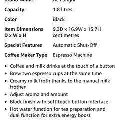 coffee machine