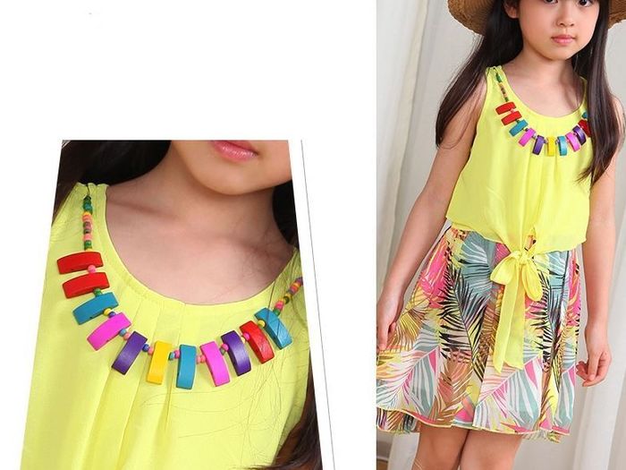 New girls Chiffon sleeveless dress Age 9-10yrs